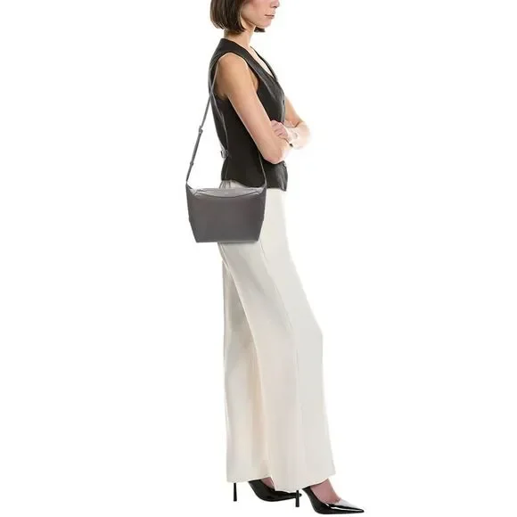 Celine Harry Leather Shoulder Bag, Grey - Picture 4 of 4